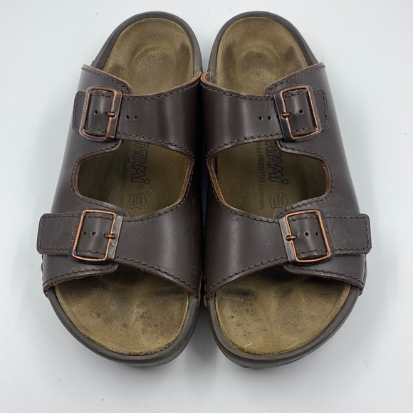 Birkenstock Other - TATAMI by BIRKENSTOCK Slide Buckle sandal brown size 13 (46 European) Narrow